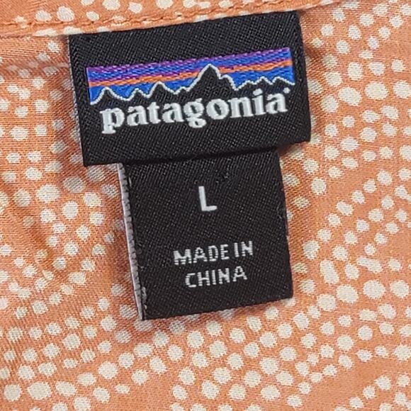 Patagonia Worn Wear Orange Tank Top Size L - Picture 2 of 8